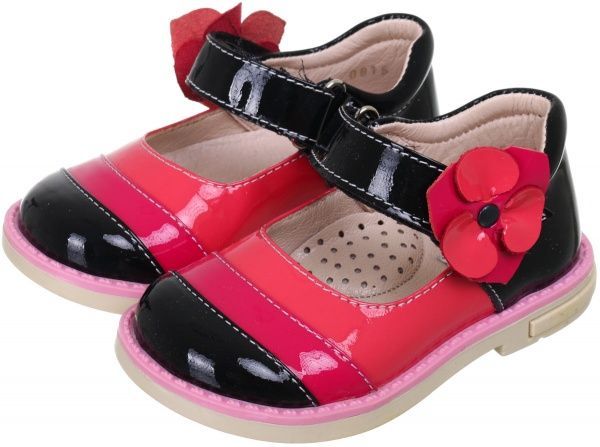 Туфли для девочек MiracleMe р.22 малиново-черный 12-2-08-2 