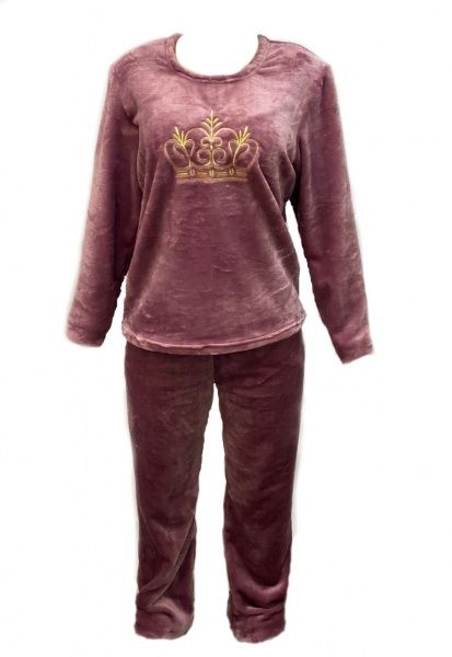 Пижама женская р. L сливовый 