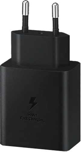 Зарядний пристрій Samsung 45 Вт Compact Power Adapter (W C TO C CABLE) BLACK (EP-T4510XBEGRU) 