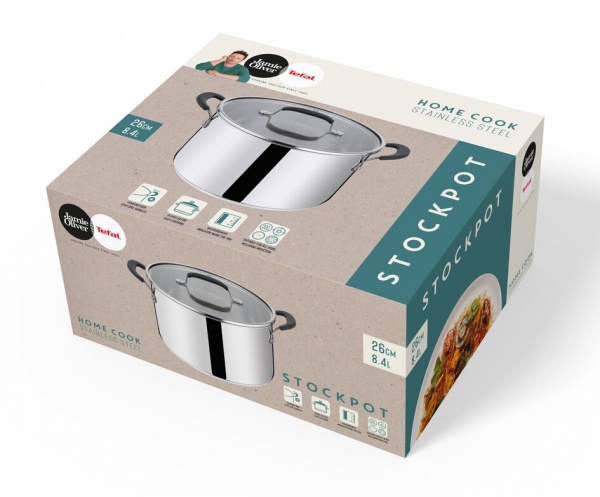 Каструля висока Jamie Oliver Home Cook E3186375 Tefal