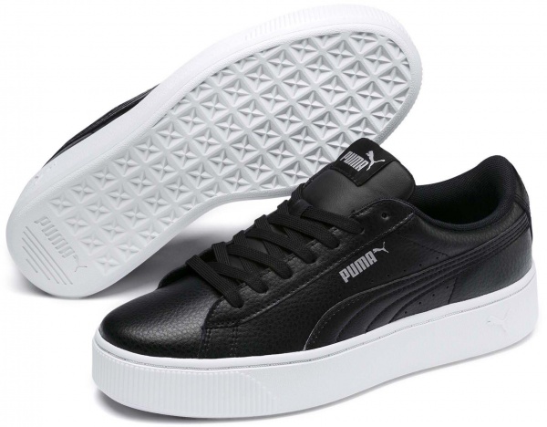 Кеди Puma PUMA VIKKY STACKED L PUMA BLACK-PUMA BLA 36914301 р.37,5 чорний