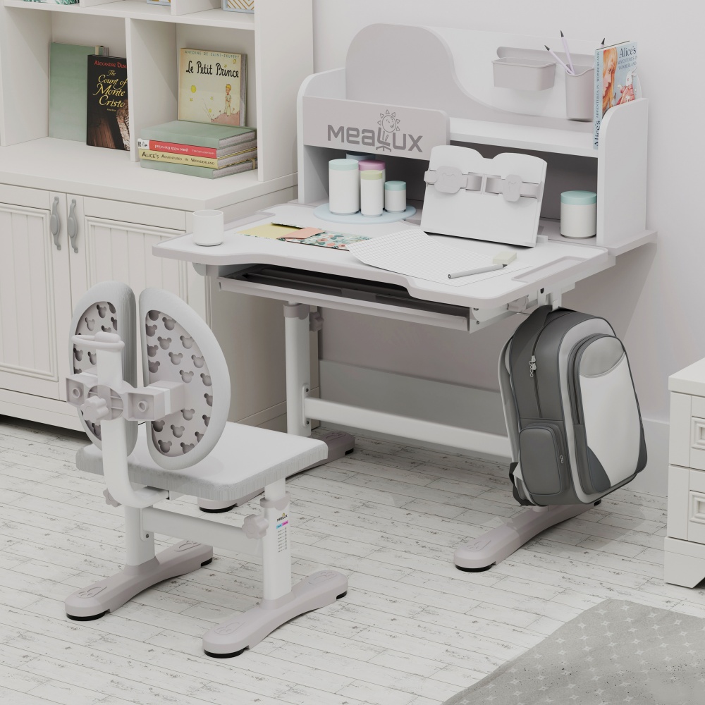 Комплект мебели детский Mealux Wave Grey