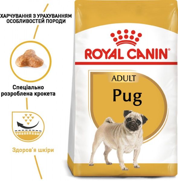 Корм Royal Canin для собак PUG ADULT 1,5 кг