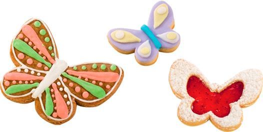 Формочки двосторонні Метелики DELICIA 4 розміри 630871 Tescoma