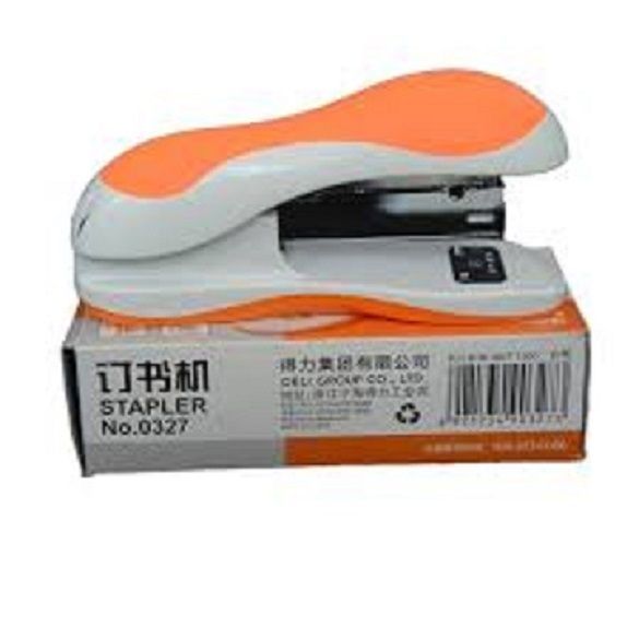 Степлер Vivid №24, №26 20 арк. жовтий Deli