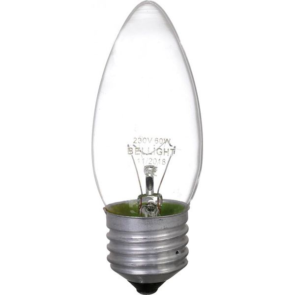 Лампа розжарювання B35 60 Вт E27 230 В прозора