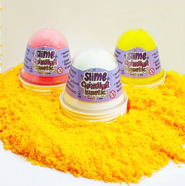 Жвачка для рук Чуди Сам «Снежный Слайм» конус 80 мл