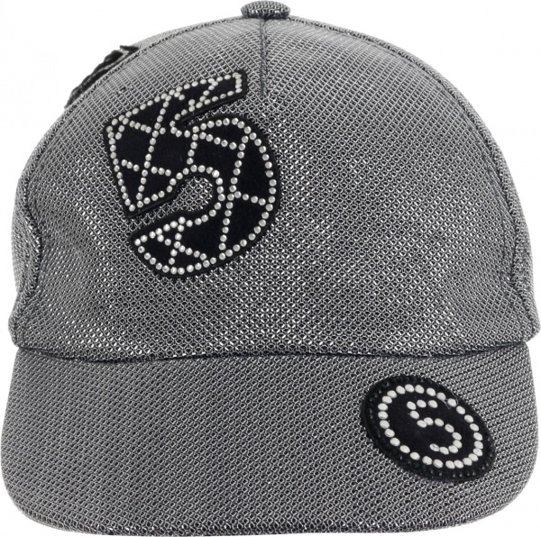 Кепка для девочек Pampona 21 L 19 р.52 серебряный 