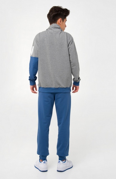 Спортивный костюм для мальчиков Smil 117262 р.152 темно-серый меланж 