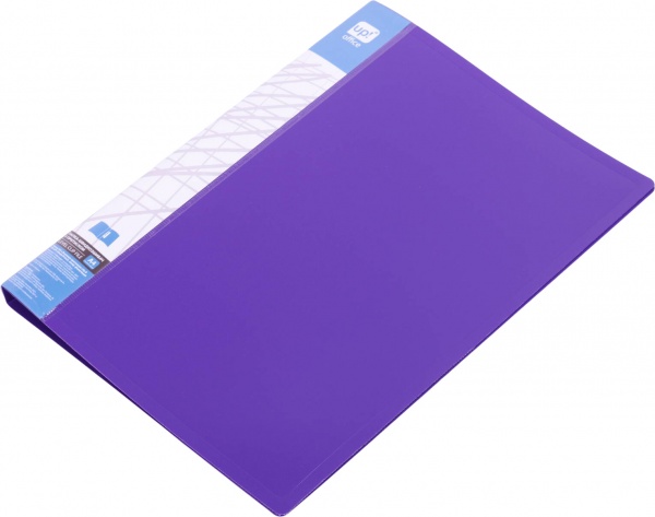 Папка А4 с боковым прижимом CLIP В фиолетовый UP! (Underprice)