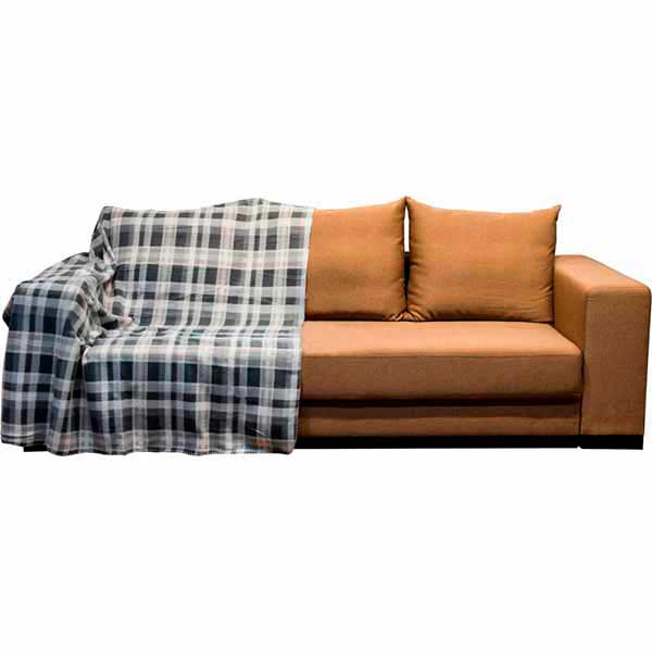 Плед Клеточка 150x180 см серый UP! (Underprice) 