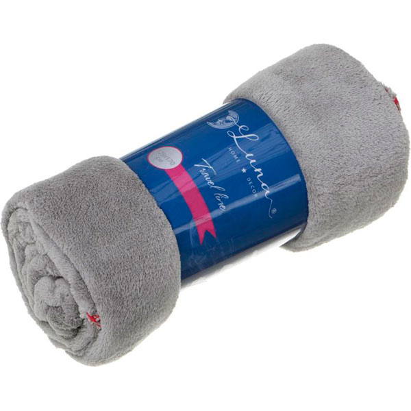 Плед Luna Travel 125x170 см серый