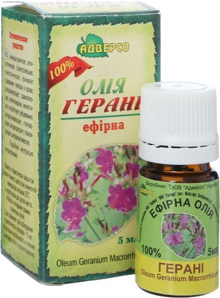 Ефірна олія Адверсо Герани 5 мл 