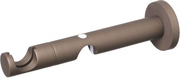 Тримач для карниза Gardinia Kira дворядний набірний d19 мм капучино 1 шт. 