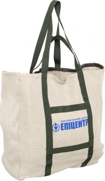 Сумка хозяйственная с логотипом 50x41x12 мм зеленый