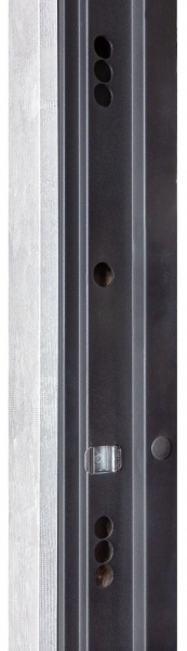 Дверь входная Булат К-8 (квадро) 540/249 wavestone grey / белый супермат 2050x850 мм правая