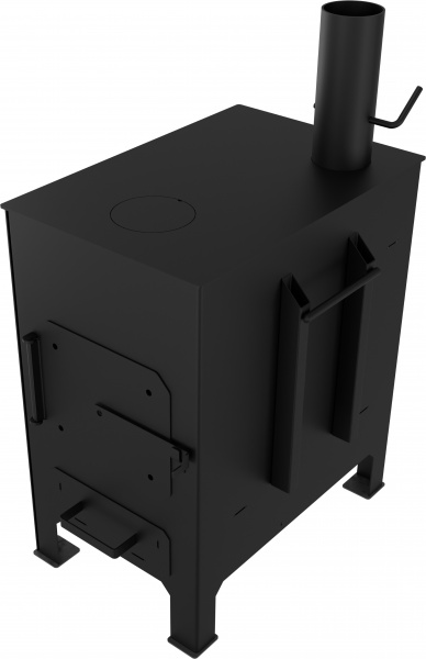 Піч-буржуйка Сталева БПС-540 D=100