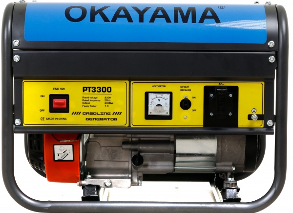 Электрогенераторная установка OKAYAMA 2,5 кВт / 2,8 кВт 230 В PT-3300 бензин