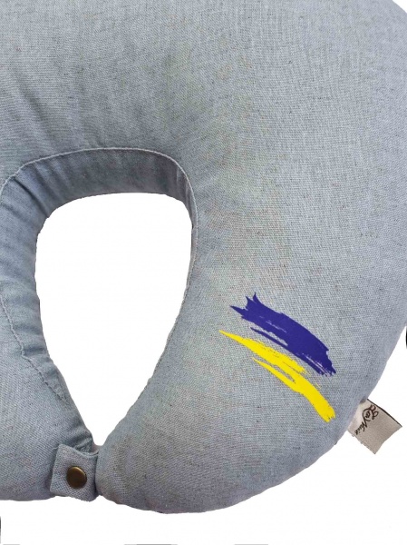 Подушка дорожная Путешественник La Nuit 30x35 см серый