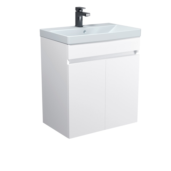 Тумба підвісна Мойдодир URBAN-60-U Біла з умивальником Sempre