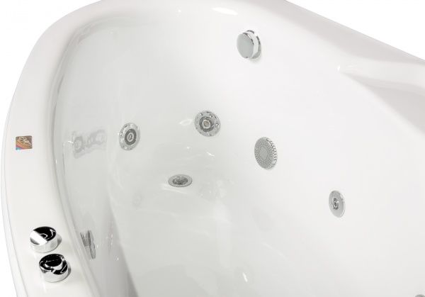 Ванна гидромассажная EGO Nicole 160х105 левосторонняя (6 компл.)