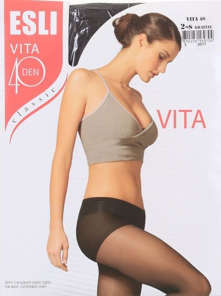Колготки женские ESLI Vita Vita 40 den grafite р. 2 темно-серый 
