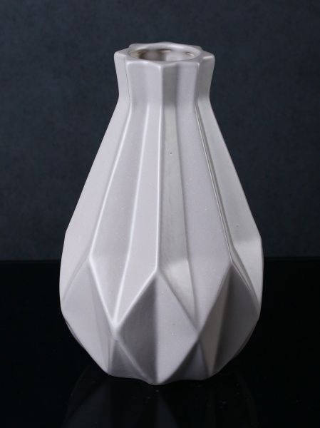 Ваза керамическая серая Азуми 22 см Наша Кераміка