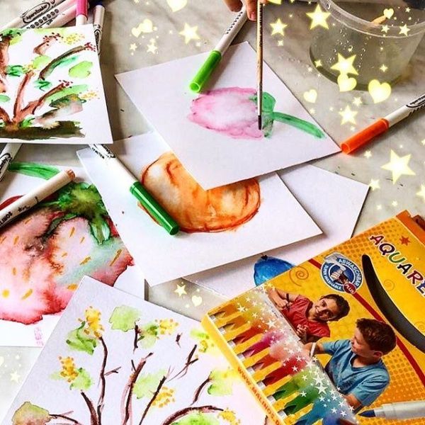 Набір фломастерів Malinos Aquarellzauber 12 шт.