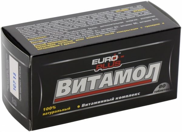 Мінерали Euro-Plus Vitamol 80 шт./уп. 100 г 