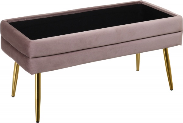 Сундук-пуф Pierre 79,5х37,5х42 см капучино 