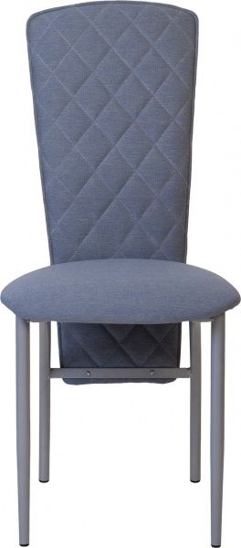 Стілець обідній Nowy Styl ALICE ALU (BOX-4) (CH) GD-55 блакитний/алюміній