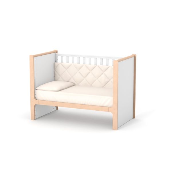 Кроватка детская Veres ЛД7 Ницца бело-буковый 07.3.1.36.15