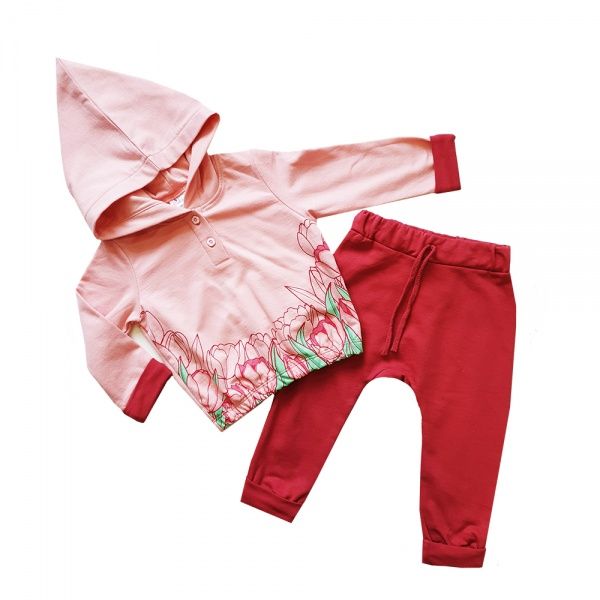 Комплект для дівчаток Colibri світло-рожевий р.74 G7071 