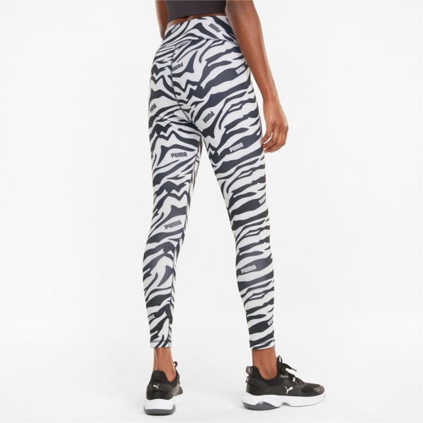 Лосины Puma Modern Sports 7 8 AOP Tights 85591002 р.L черно-белый