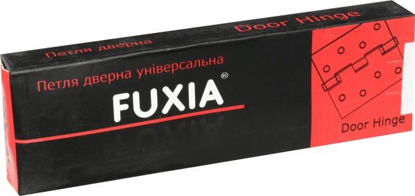 Петля универсальная Fuxia 125x31x3 мм матовая латунь 2 шт
