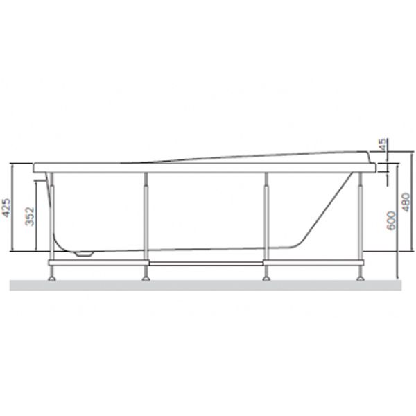 Ванна акриловая AM.PM Like 170x70 см W80A-170-070W-A