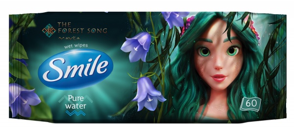 Влажные салфетки Smile MAVKA 60 шт.