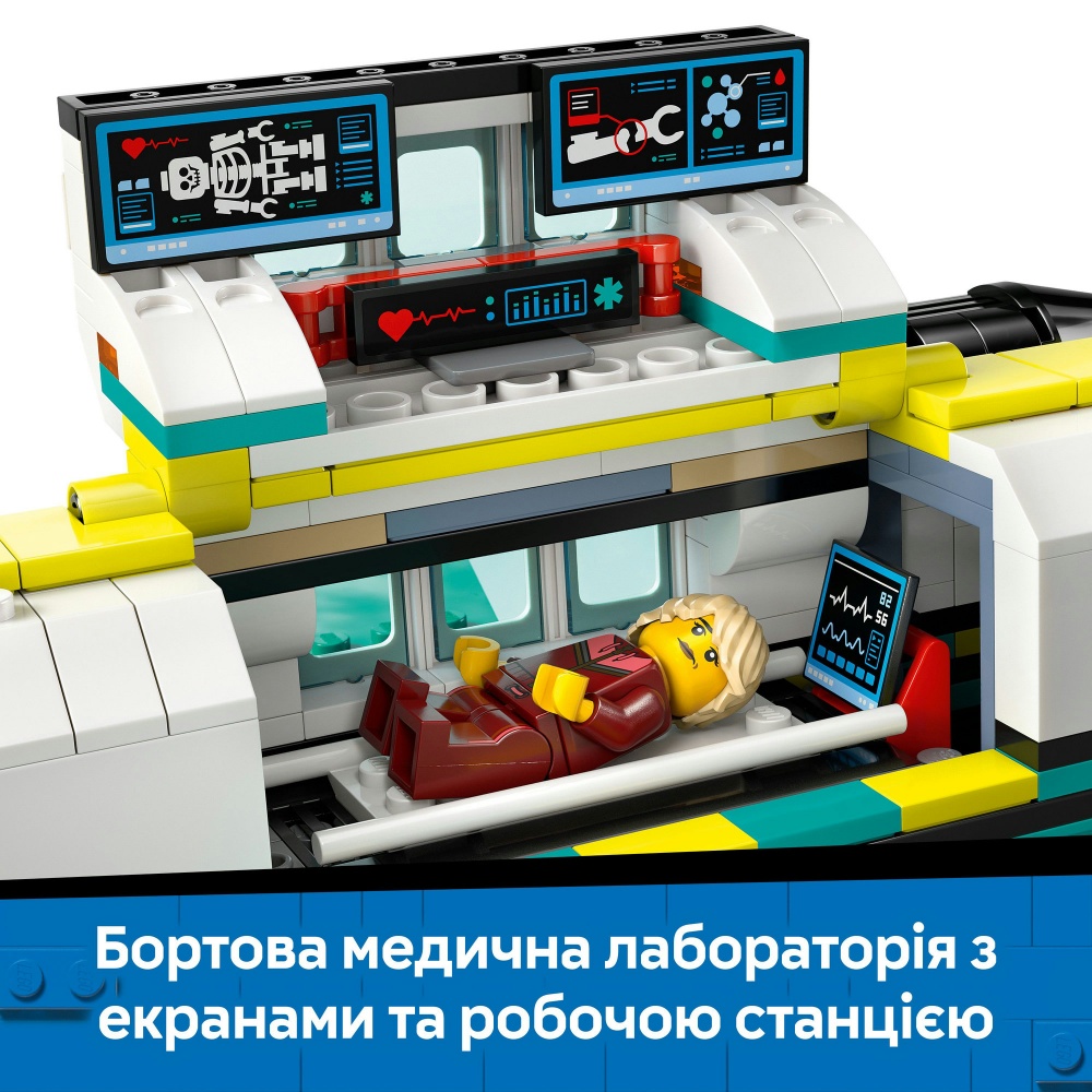Конструктор LEGO City Самолет скорой медицинской помощи 60465