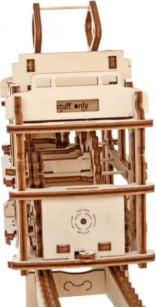 Конструктор Ukrainian Gears Трамвай с рельсами 70008