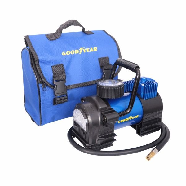 Компресcор автомобильный Goodyear GY-35L LED с фонарем и съемной ручкой