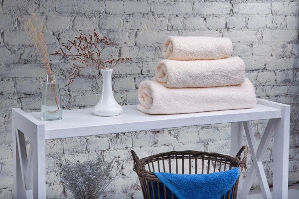 Полотенце махровое 70x140 см айвори Rigel 