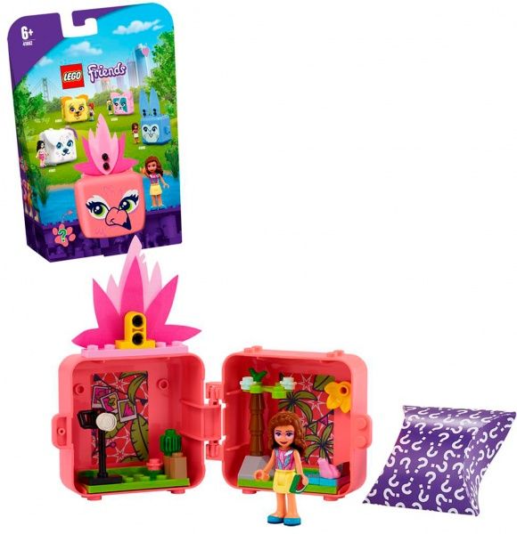 Конструктор LEGO Friends Куб-фламінго з Олівією 41662
