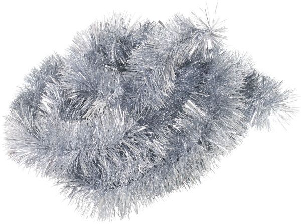 Дождик новогодний элит 7 3 м серебристый