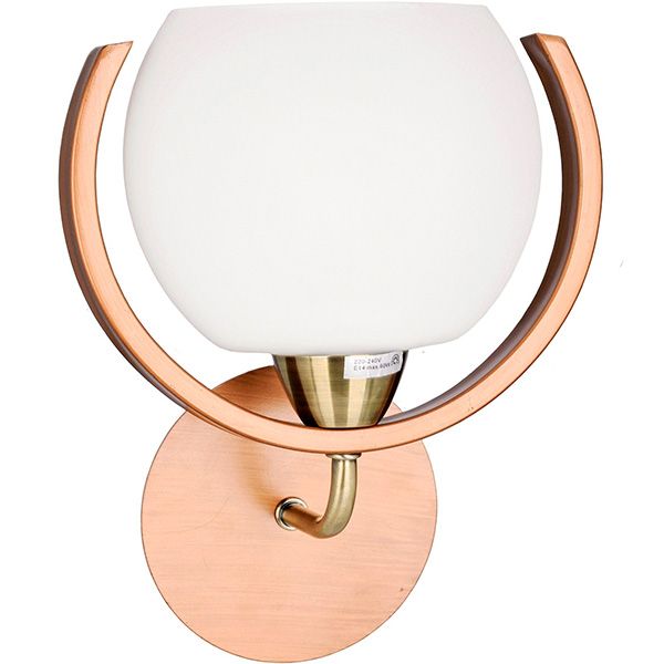 Бра Victoria Lighting 1x40 Вт E14 орех Odeon/AP1 