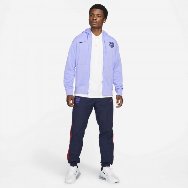 Джемпер Nike FCB M NSW CLUB HOODIE FZ FT CZ7510-580 р. M фиолетовый