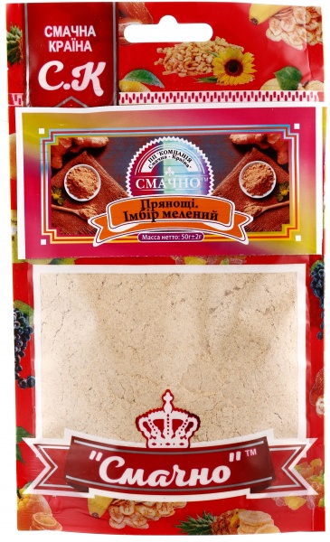 Імбир мелений 50 г Смачно 