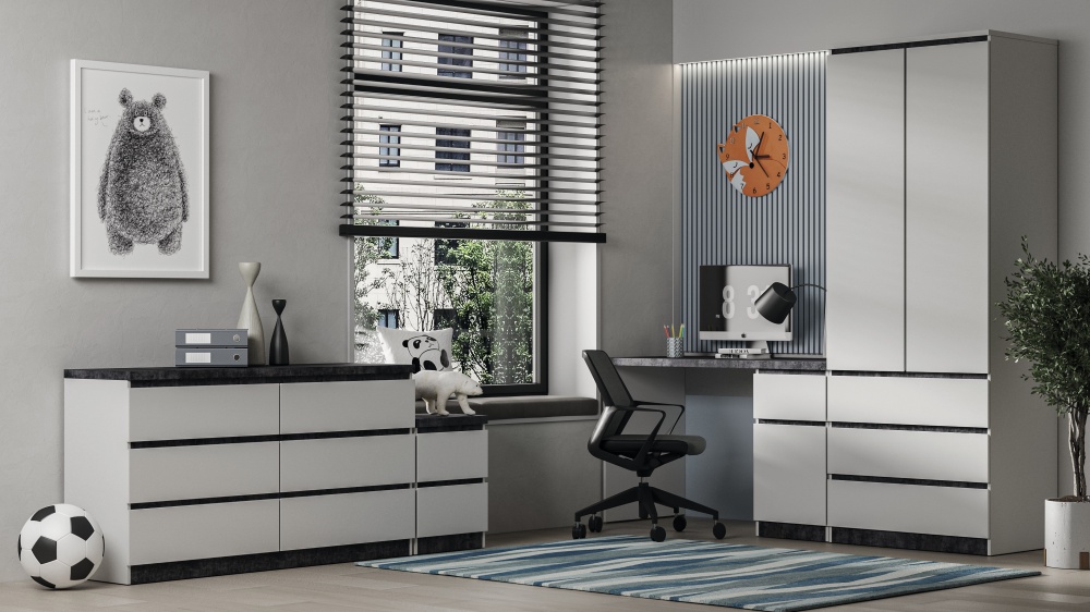 Комод Світ Меблів 3Ш+3Ш Мия 760x400 мм нимфея альба