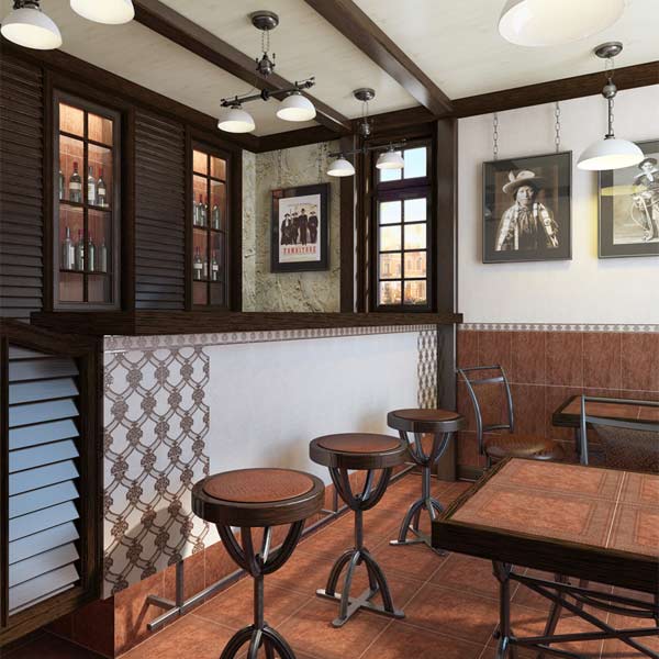 Плитка Golden Tile Арізона Б37830 коричневий 400x400 мм