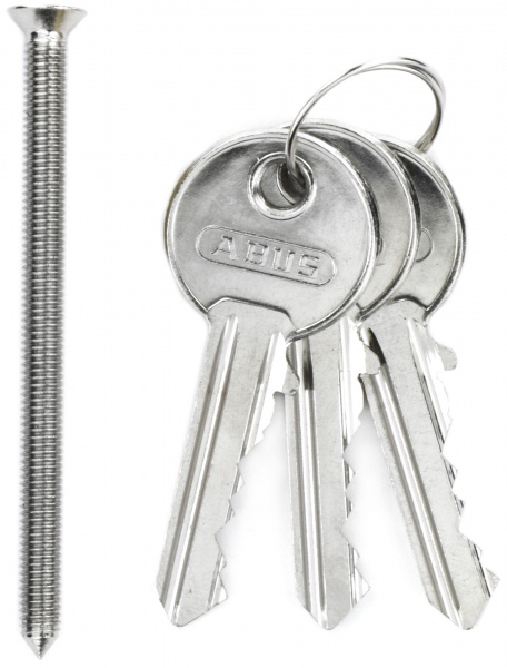 Цилиндр Abus KE50 30x30 ключ-вороток 60 мм матовая латунь