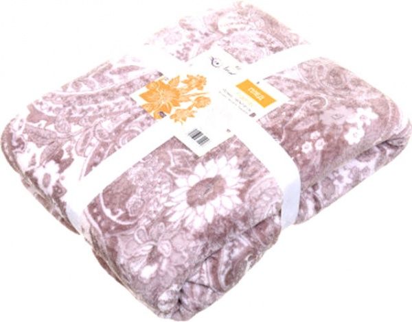 Плед Frannel вензель 220x220 см бежевый La Nuit 